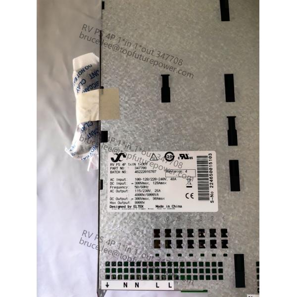 Eltek Original Rectiverter Power Rack RV PS 4P 1*in 1*out 19 inch shelf for 241123.102 4 rectiverter 347708