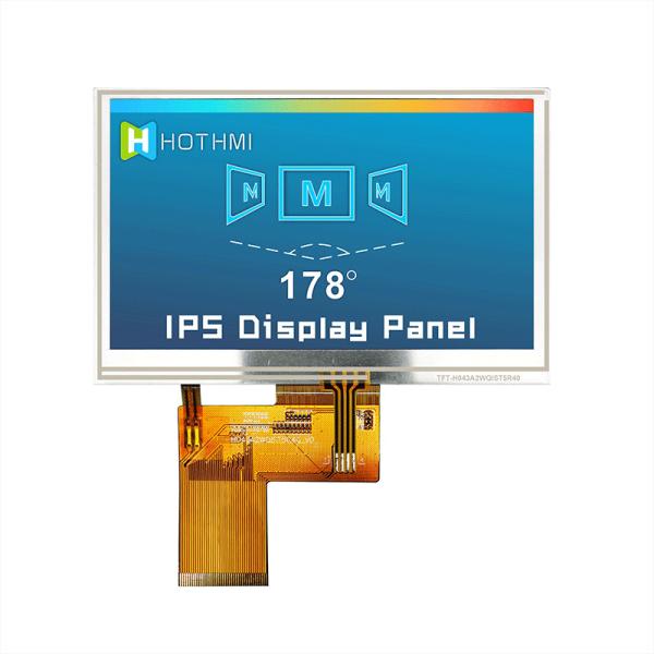 4.3 Inch 480x272 RGB TFT LCD Display with Resistive Touch Screen