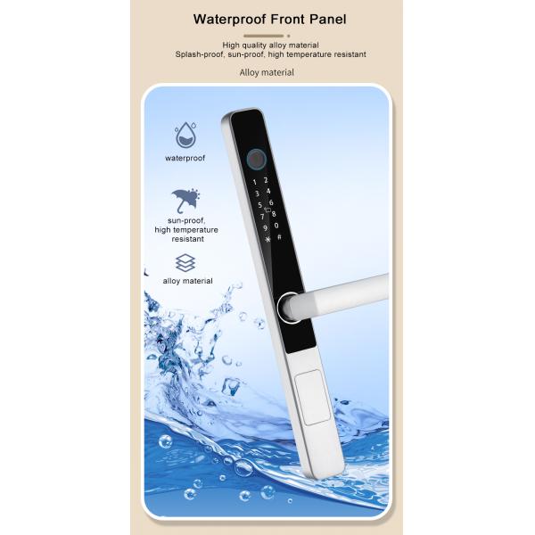 Digital Outside IP65 Waterproof Fingerprint Password Card With Tuya TTlock App Remote Unlock Smart Home Door Lock
