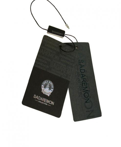 Buy custom paper hang tag online printing for Shoes Bags apparel  jewelry stockings at wholesale prices