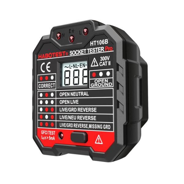 Buy 110/220V Power Socket Tester , Socket Outlet Checker With Voltage Measurement at wholesale prices