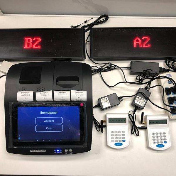 Buy New design bank hospital wireless queue management ticket printer calling system at wholesale prices