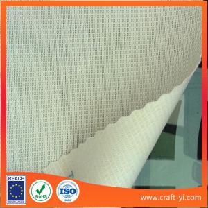Quality white color fireproofing wallpaper home screen in Textilene fabric for sale