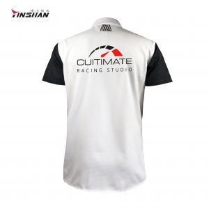 Quality Custom Graphic Logo Design Breathable Sports Racing T-shirt for Performance Enhancement for sale
