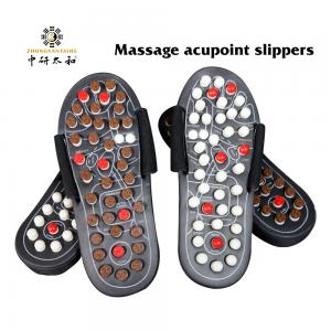 Quality Non Slip 10.43 Inch Acupoint Reflexology Sandals , Acupressure Massage Slippers for sale