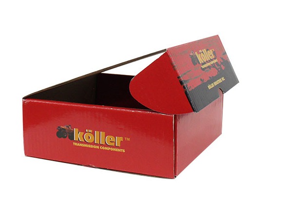 Durable Corrugated Paper Box Eco Friendly Recycled Material IOS9001 Approval