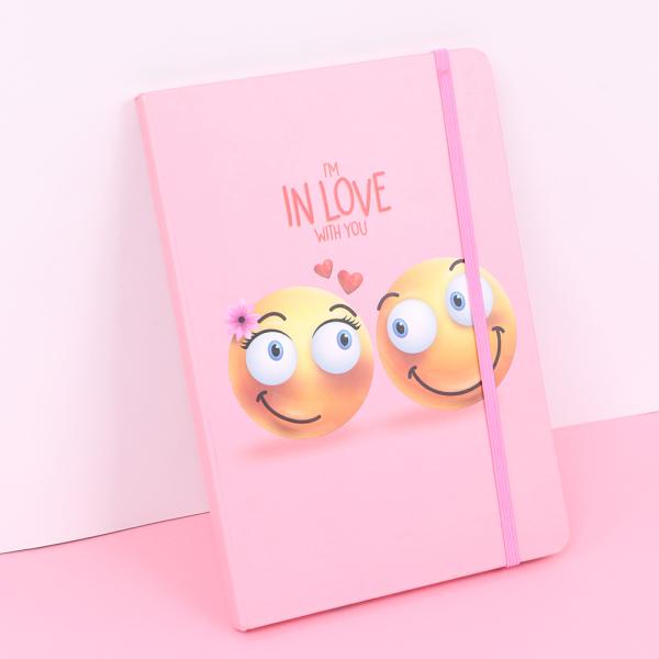 2022 Custom Printing Cute Happy Diary A5 A6 A7 Planner Notebook with Customized Logo
