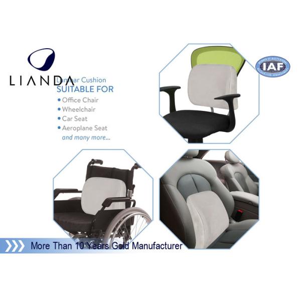 Love Home Memory Foam 3d Ventilative Mesh Lumbar Support Cushion Back Cushion - Alleviates Lower Back