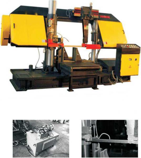 Buy Double Column 4.5mpa 24m/Min Horizontal Metal Cutting Bandsaw Machine at wholesale prices