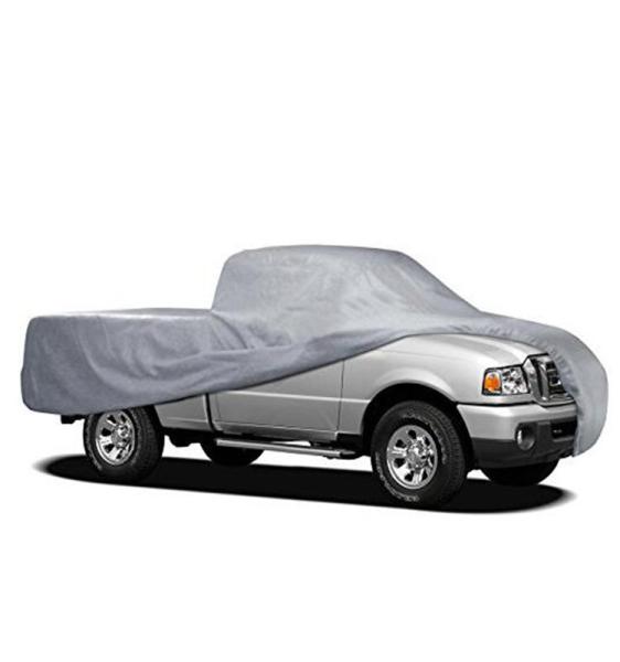 Buy Sewing Car Cloth Custom Fit Car Covers With Elastic Customized With Reflective Warning Triangle at wholesale prices