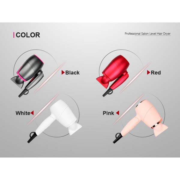 Dual Voltage 110-240V Hair Blow Dryer Travel With Folding Handle