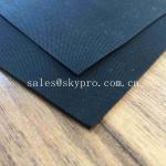 Anti - Aging Black Smooth Rubberized Cloth Waterproof Rubber Fabric for Boat