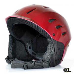 China Red ABS Ski Helmet For Snow Sports Snowboard SKI-03 on sale