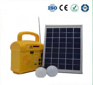 China Home using green power energy 10W solar panel solar system for lighting with radio MP3 on sale