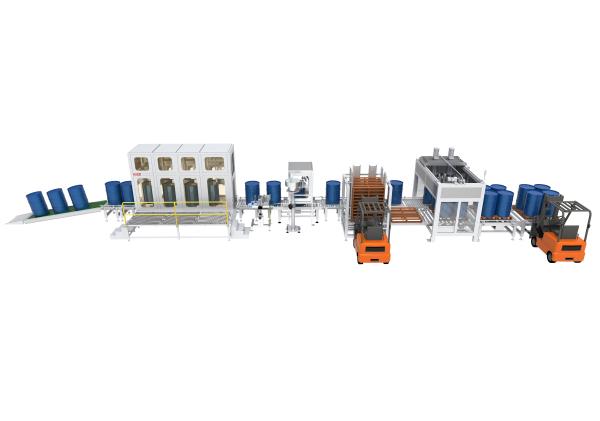 Buy 200L Fully Automatic Filling And Capping Filling Line Liquid Filling Machine at wholesale prices