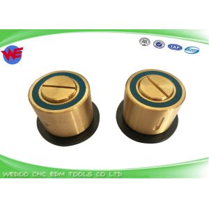 China 152 Copper Pulley Round EDM Repair Parts Guide Wheel Pulley Assembly Ruijun WEDM on sale