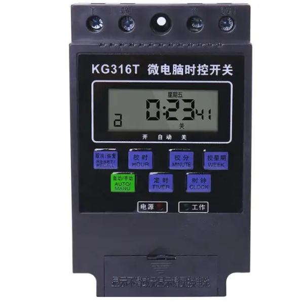 Buy MC Microcomputer Time Switch KG316T Full Automatic Digital Time Switch 220V at wholesale prices