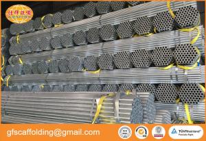 Quality Q235 hot dipped galvanized scaffolding pipe 3.2mm thickness 6 meters for civil buildings for sale