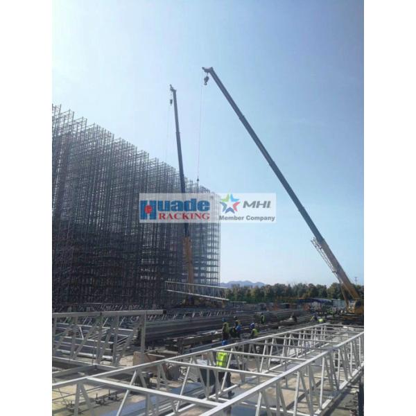 Customized Capacity Clad Rack Warehouse Rack Self Supporting Structure