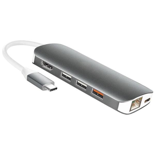 Buy 7 in 1 USB Type-c HUB type USB-C Adapter for MacBook Pro 2018/2017/2016 at wholesale prices