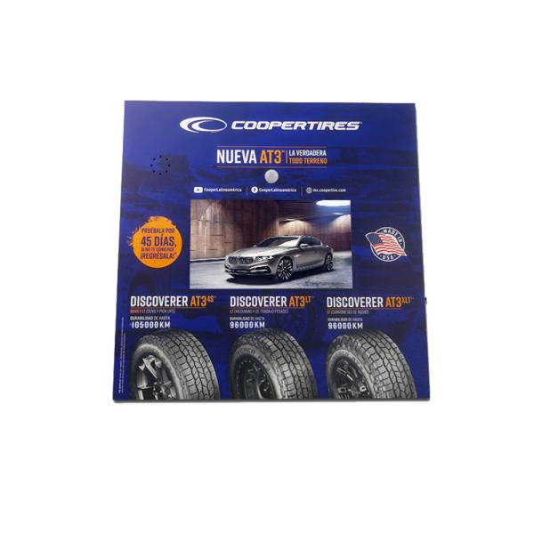 Buy Custom Paper Display Printed Cardboard Display Stand With Back Frame at wholesale prices