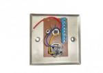 Waterproof Door Release Push Button Doorbell on Stainless Steel Panel with Key