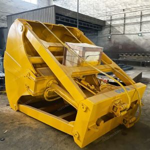 Quality Small Wireless Remote Control Grab Clamshell Bucket 3cubic Meters for sale