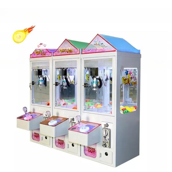 Dreamland Coin Operated Game Cheap Crane Claw Machine Arcade Mini Claw Machine With Bill Acceptor for sale
