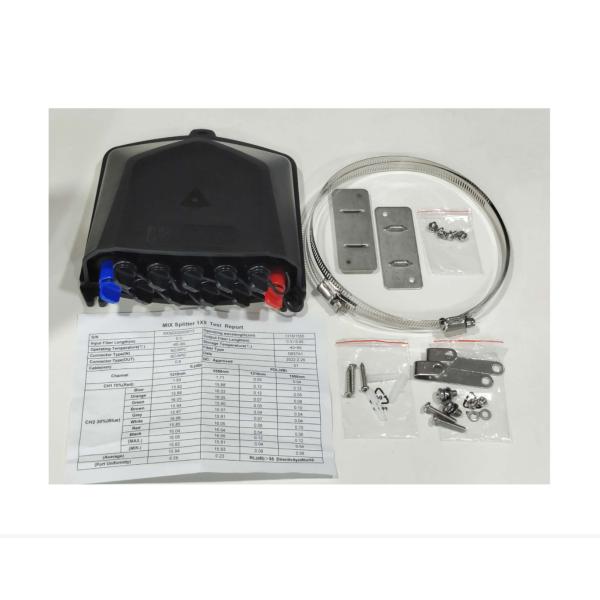 1X9 PLC Splitter Pre-Connector SC APC Non-Equal Division Optical Fiber Termination Box