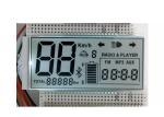 7 Segments HTN Monochrome LCD Display For Instrument With Zebra Connector
