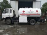 5MT Bobtail Propane Truck , Dongfeng Mobile LPG Bobtail Truck 10000 Liters