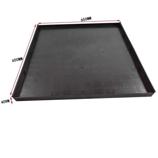 Small Black Esd Safe Bin Conductive Ic Parts Tray Anti Static Memory Tool Box Container Eurostat Esd Box With Cover