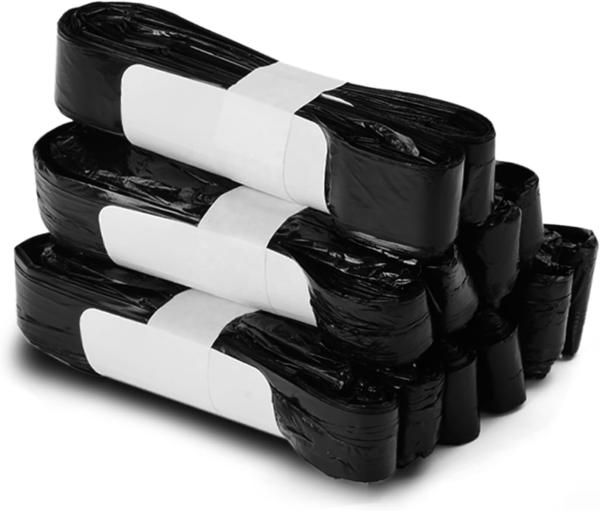 Buy 6 Pack Eco-friendly Garbage Refill Bags Customized Biodegradable Trash Can Folded Liners 8m For Auto Smart Waste Bin at wholesale prices