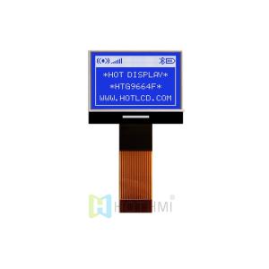 Quality 1.1&quot; 96X64 Graphic COG LCD | STN-Display | White on Blue 3.0V | Arduino | ST7549 for sale
