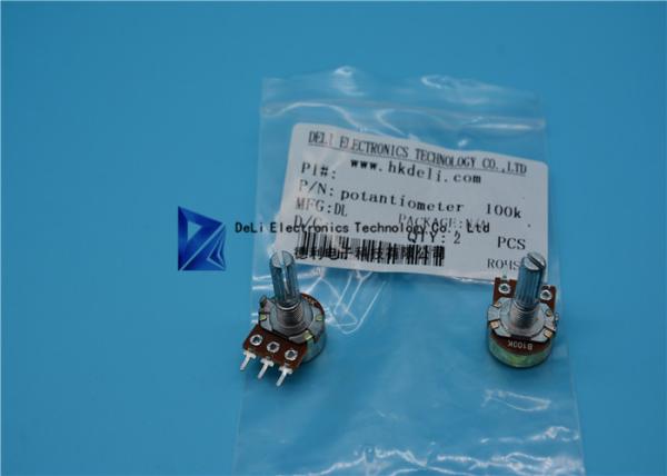 Buy 2K - 100K Ohm Potentiometer Push Button On Off Switch Pot Linear Shaft 15mm 3 Pin at wholesale prices