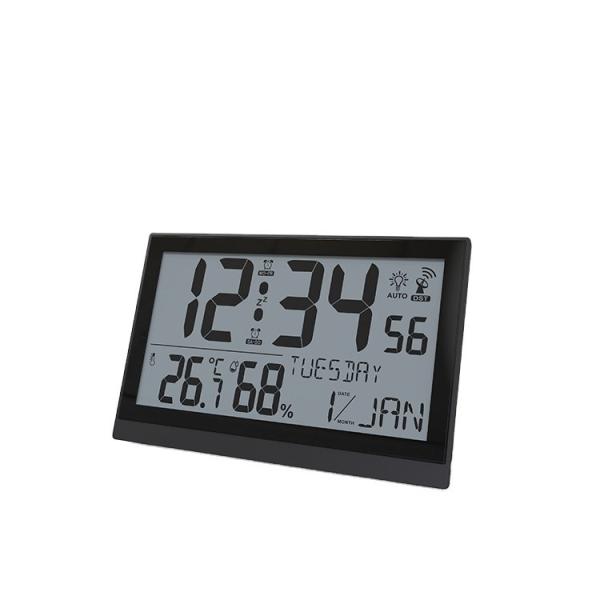 Buy Function In-Out Temperature and Humidity RC Alarm Clock with LUMINOVA at wholesale prices