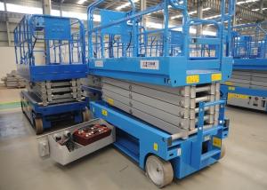 Quality GTJZ 14m 300kg Hydraulic Lifting Platform Manganese Steel Mobile Aerial Platform for sale