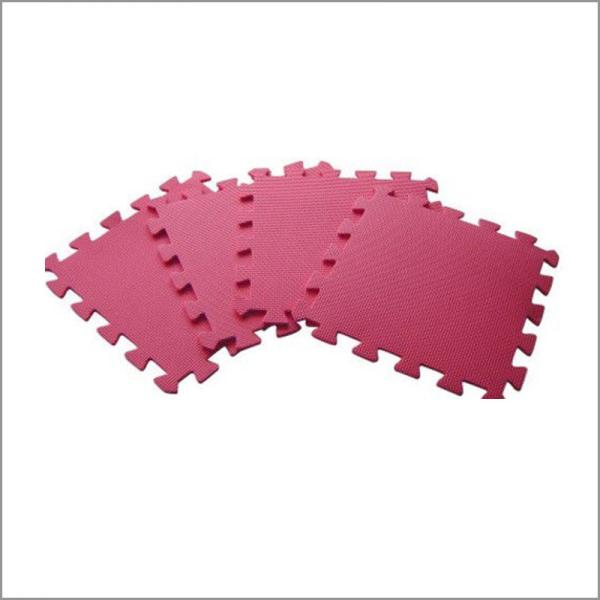 Buy Black Exercise Floor Mats Multi Functional Customized Size Color Flat Anti Bacteria at wholesale prices