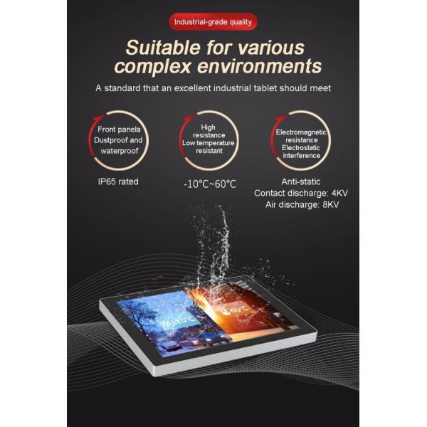 24 Inch Fanless industrial control touchscreens Manufacturer Panel Pc Embedded Android/linux/win 10 11 All in One for Industrial Automation