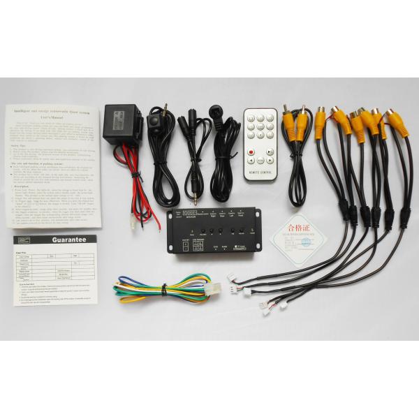 DC 12V 4 Channels Vehicle Security Camera System 360 Degree Round View