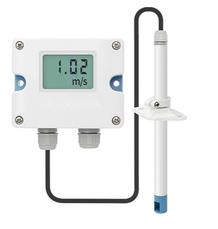 24VAC/DC±20% Power Supply KFS100 Air Velocity Transmitter with RS485 Modbus Output