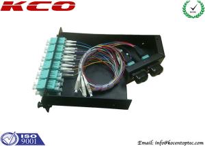 China MPO MTP Cassette Modular For Optical Fiber Patch Panel MPO-24*LC OM3 Duplex Adapter on sale