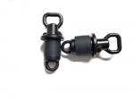 32mm Duct Accessories plug In Black For FTTH , Long Use Life