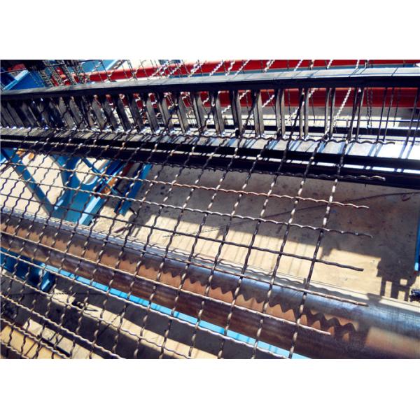 Stainess Steel Wire Crimped Wire Mesh Machine 30-40 Times / Min Speed