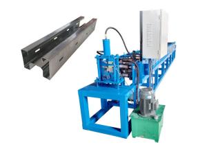 Quality 12 Steps C Channel Roll Forming Machine Productivity 30-35M/Min With Punching Hole Machine for sale