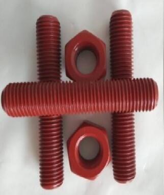 Buy Red ASTM a193-B7/B7M Threaded rods  PTFE TPFE PVDF Plain, black, phosphate, zinc, hot dip galvanizing, dacromet at wholesale prices