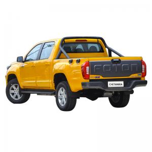 China 4x4 Used Electric Pickup Trucks 5 Seat Yellow With EPS Steering System on sale