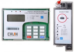 China Transparent Din Rail Mounted Kwh Meter 800g Single Phase Electric Meter on sale