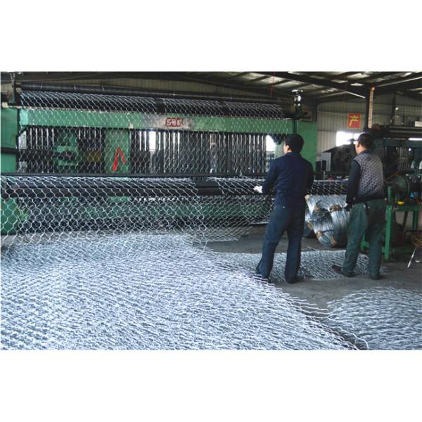 Flood Control Gabion Wire Mesh , Wire Mesh Fencing Rolls Easy Transportation