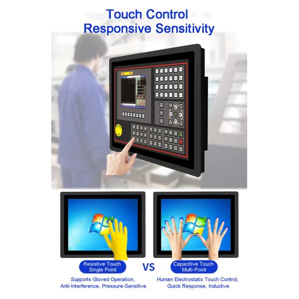 Embedded industrial touch screens Control All-in-One PC 24 inch Capacitive Flat Panel Computer
